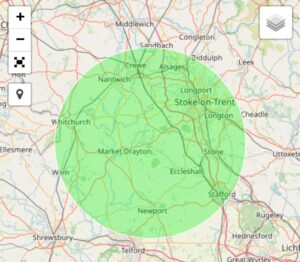 natural treats delivery map