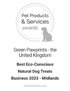 Pet products and services awards, best eco conscious natural dog treats business