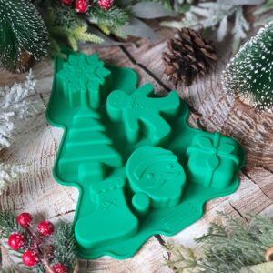 silicone dog treat mould for christmas