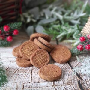 3 bird roast christmas dog cookies