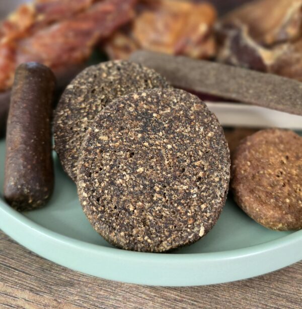 Gourmet beef burgers for dogs
