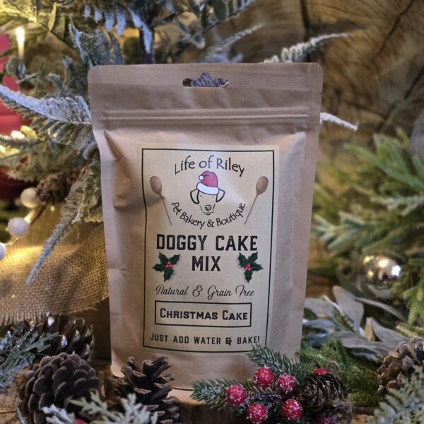 doggy christmas cake mix